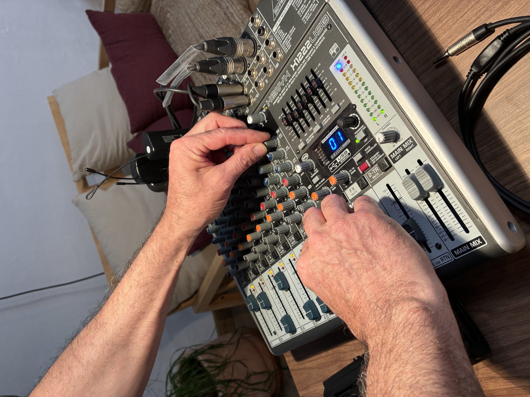 Control de sonido y realización